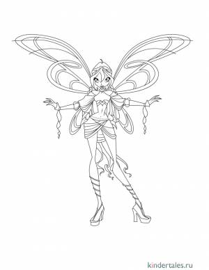 Блум Софикс» раскраска для детей