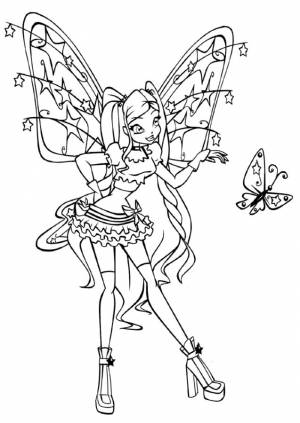 Раскраски Феи Винкс