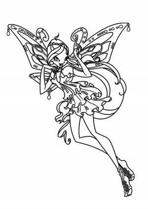 Блум раскраски