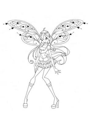 Раскраски Блум WinX