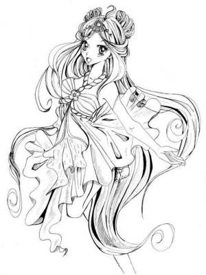 Раскраски Флора WinX