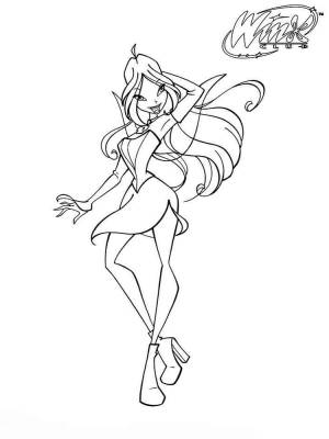 Раскраски Флора WinX