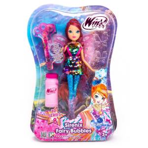 Кукла Winx Club Сиреникс мыльные пузыри, Блум