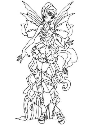 Раскраски Лейла WINX