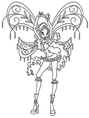 Раскраски Лейла WinX
