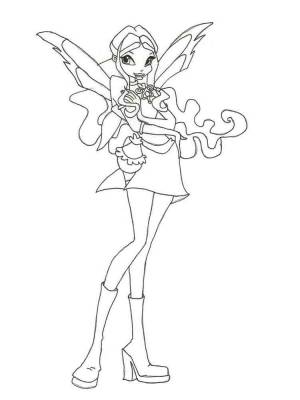 Раскраски Лейла WinX