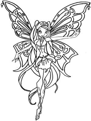 Раскраски Лейла WinX