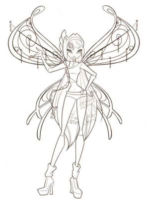 Раскраски Муза WinX