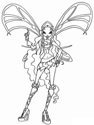 Раскраски Лейла WinX