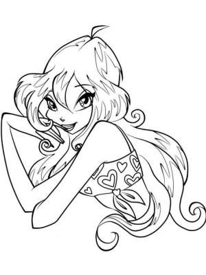 Раскраски Блум WinX