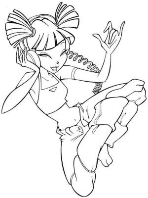 Раскраски Муза WinX