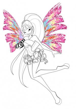 Dibujos de Winx Sirenix para colorear