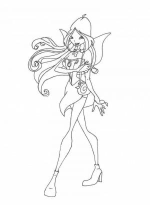 Раскраски Винкс блум чармикс