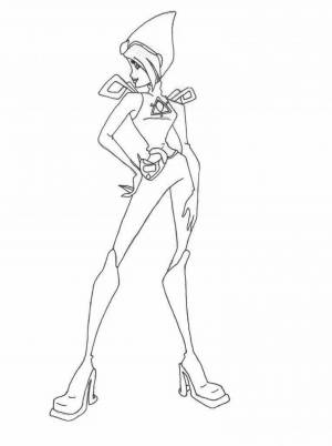 Раскраски Винкс муза чармикс