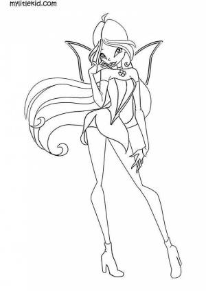 Раскраски Винкс муза чармикс