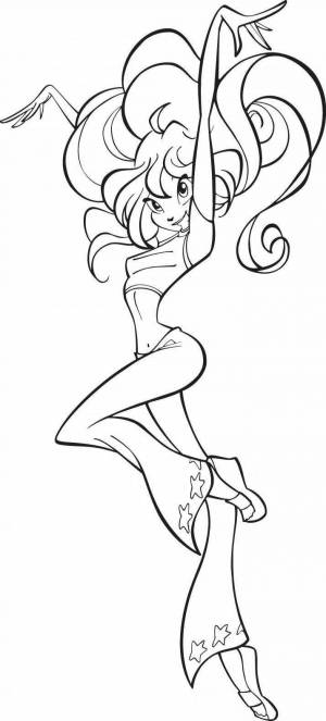 Раскраски Винкс блум чармикс