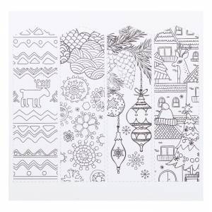 Раскраска антистресс, альбом «Зимняя сказка» 20 стр