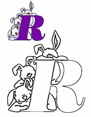 Раскраски Английский Алфавит