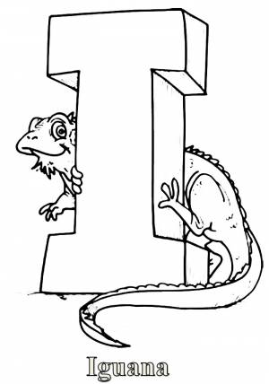 Английский алфавит карточки раскраски