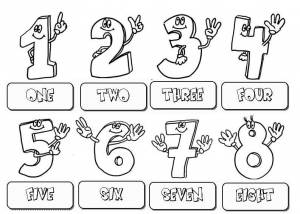 Раскраски Цвета на английском быстро