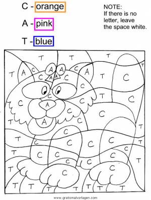 Раскраски по номерам Животные, английский язык