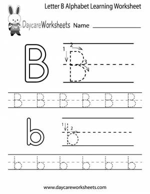 Раскраски Раскраска Учимся писать букву b