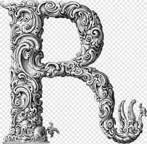 Буква R, Алфавит, Типография, Шрифт, Штриховые рисунки, Английский Алфавит, Письмо, Текст, Текстовое Искусство, Буквенное Искусство, png