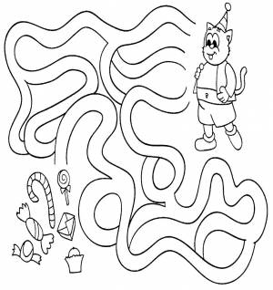 Раскраска Лабиринты