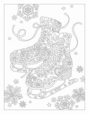 Раскраска зима