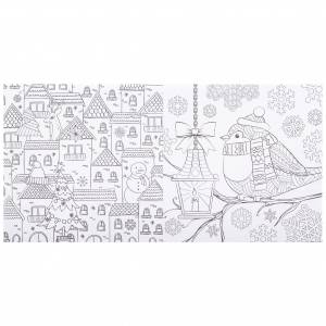 раскраска антистресс, альбом «Зимняя сказка» 20 стр