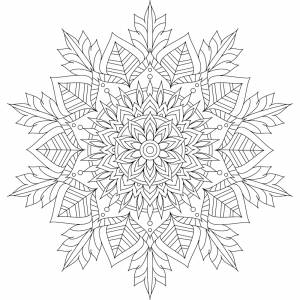 Раскраска антистресс зима