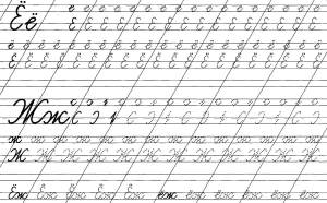 Раскраски Раскраска Буква ё буква ж прописи буквы