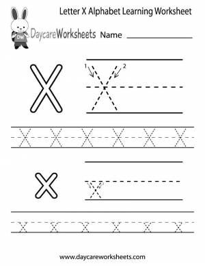 Раскраски Раскраска Учимся писать букву х