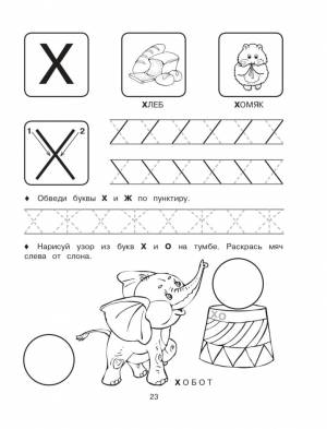 Печатные буквы прописи для дошкольников  