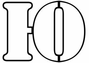 Раскраска Буква Ю