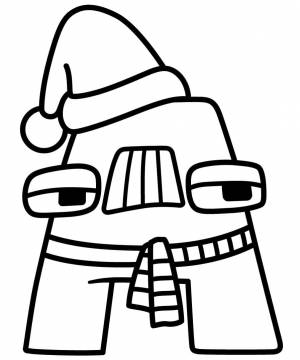 Раскраски Алфавит Лора