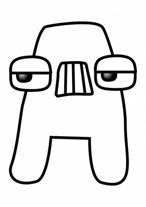 Раскраска № 5029 Алфавита Лор