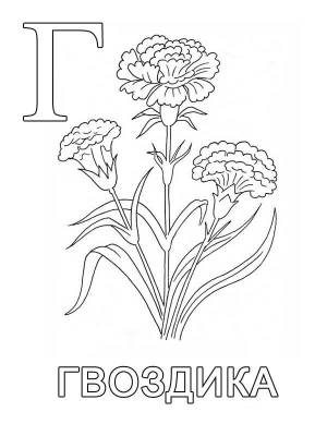 Буква Г с гвоздикой