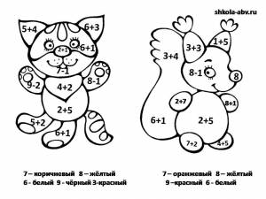 Математические раскраски
