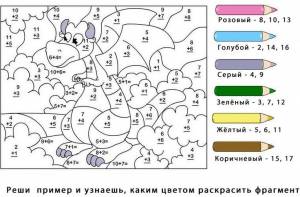 Математические раскраски