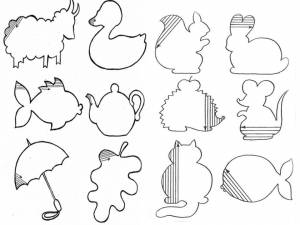 Раскраски Штриховки