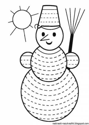 Раскраски Штриховка