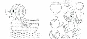 Штриховка для детей