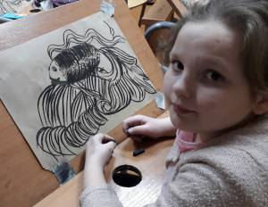 Методы и приемы штриховки с детьми начальных классов в изостудии «Цветная палитра»