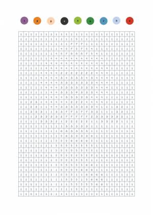 Распечатать раскраски по номерам для детей