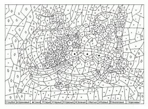 Раскраски По номерам для взрослых