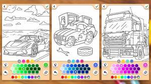 Скачать Раскраска машин 18