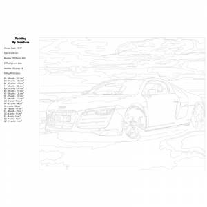 Машина раскраска по номерам