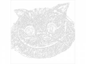 картина по номерам Живопись по Номерам Чеширский кот, 40x40, цены на Мегамаркет