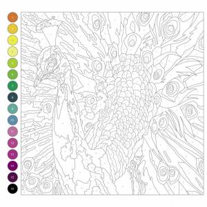 Картины раскраски по номерам сложные